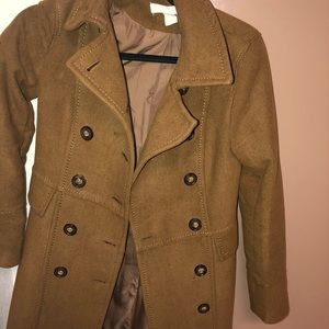 Brown trench coat